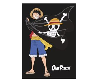 One Piece polár takaró fekete 100x140cm