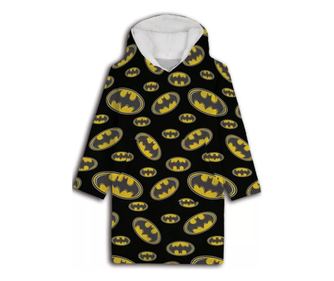 Batman belebújós plüss polár takaró, poncsó 7-14 év