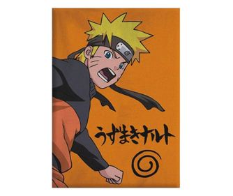 Naruto polár takaró orange 100x140cm