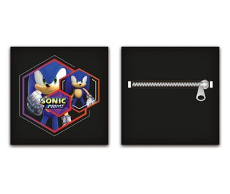Sonic a sündisznó Prime párna, díszpárna levehető huzattal 35x35 cm Velúr