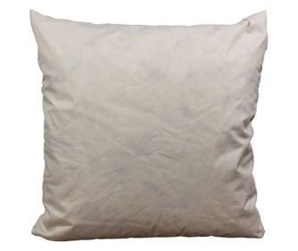 Perna puf si pene gasca Somnease Coneltex, dimensiuni 70 x 70 cm, patrata, culoare alba, 80% pene, 20% puf