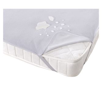 Protectie saltea impermeabila SafeSleep byConeltex, dimensiuni 120x200 cm, dreptunghiulara, culoare alba