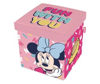 Disney Minnie játéktároló doboz tetővel