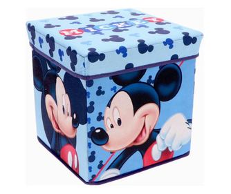 Disney Mickey játéktároló doboz tetővel 30 cm (Moods)