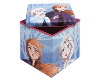 Disney Jégvarázs játéktároló doboz tetővel 30x30x30cm