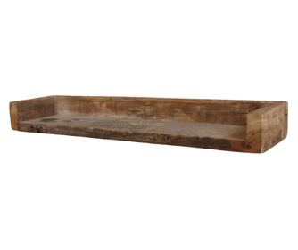Raft din lemn, cu aspect vintage, old Shelf unique, Grimaud