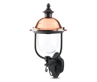 Lampa Gradina Montaj Perete Negru E27 - Aluminiu