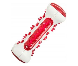 Jucarie pentru caini, curatare dinti, 15x5.5x5cm, Gonga Rosu