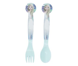 Disney Jégvarázs Ice Magic műanyag evőeszköz készlet - 2 darabos