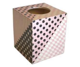 Cutie servetele decorativa handmade,lemn, 12,5x12,5x15 cm
