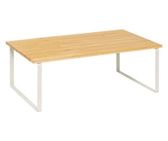 Shelfy Бял рафт, метал, бамбук, 50 x 30 x H.17,5 cm