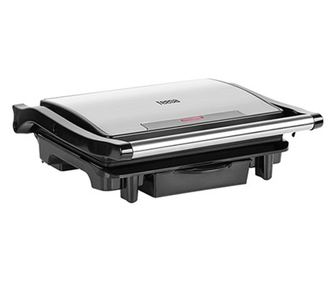 Elektromos grill állítható teljesítménnyel, tapadásmentes bevonattal és túlmelegedés elleni védelemmel