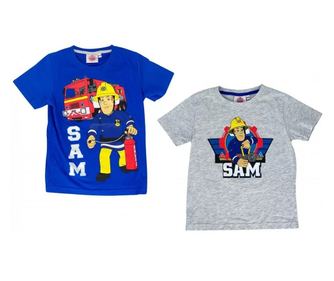 Sam a tűzoltó gyerek rövid póló 2 db-os szett 122/128 cm