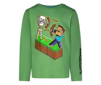Minecraft gyerek hosszú ujjú póló felső minecraft 6év