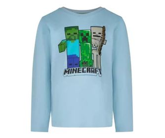 Minecraft gyerek hosszú ujjú póló felső trió 10év