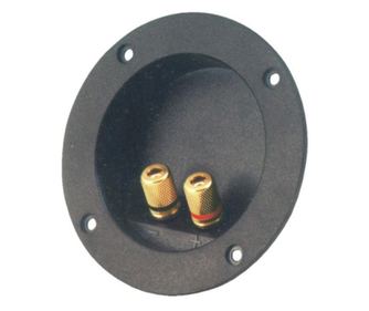 SAL SL 6MG hangfalcsatlakozó, 2 banáncsatlakozó, 105 mm átmérő