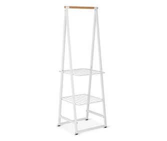 Многофункционална закачалка за дрехи Brabantia Linn 1000815, Стомана, Бял