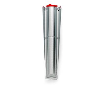 Brabantia 90300212 Chiuț pentru exterior, Ø45mm, metal, galvanizat, pentru săpat sau betonare, oțel inoxidabil