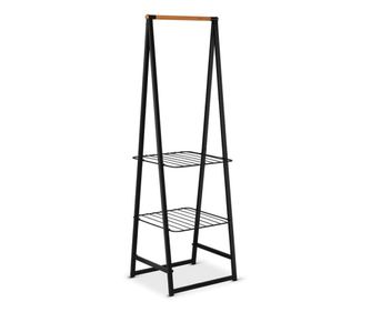 Многофункционална закачалка за дрехи Brabantia Linn 1000814, Стомана, Черен