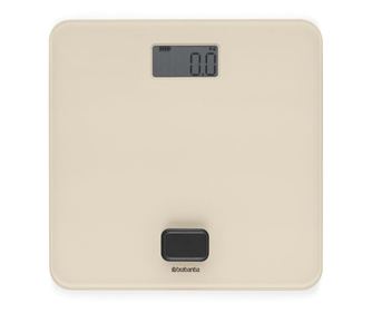 Кантар Brabantia ReNew 1004189, Работа без батерии, До 150 кг, LCD дисплей, Бежов