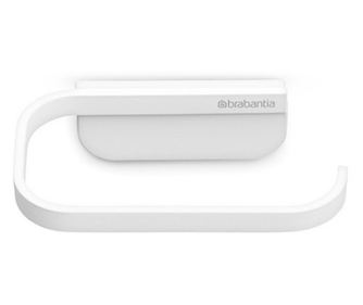 Поставка за тоалетна хартия Brabantia MindSet 1005666, Минерално покритие, Скрити фиксиращи елементи, Бял