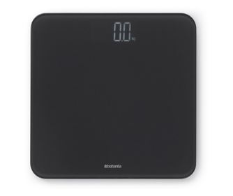 Кантар Brabantia ReNew 1003495, До 180 кг, С батерии, Автоматично изключване, Тъмносив