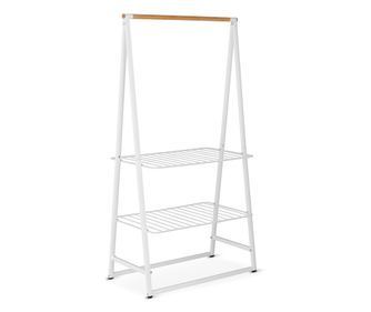 Многофункционална закачалка за дрехи Brabantia Linn 1008930, Стомана, Бял