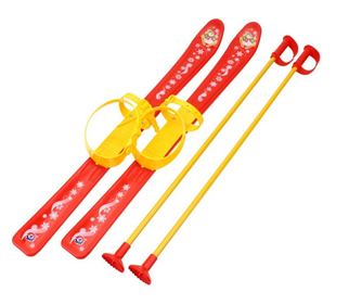 Gyerek műanyag síléc, (3350) Technok, 76 cm, piros
