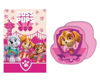 Mancs Őrjárat polár takaró és formapárna szett, 2 részes (Boss)