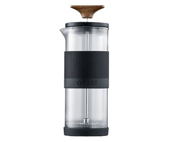 Aparat manual de spumare lapte, Graef, MMS12, 400 ml, negru