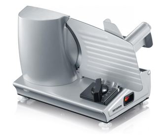 Feliere cârnați Severin AS 3915, 180W, 0-15 mm, Oțel inoxidabil, Apărătoare pentru degete, Argintiu