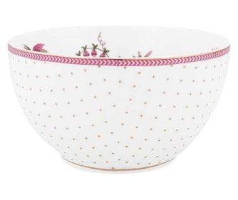 Porculanska zdjela, Pip Studio, Dots Gold Pink, 15 cm, kolekcija Jolie