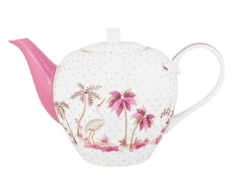 Porculanski čajnik, Pip Studio, Dots Gold Pink, 1600 ml, kolekcija Jolie