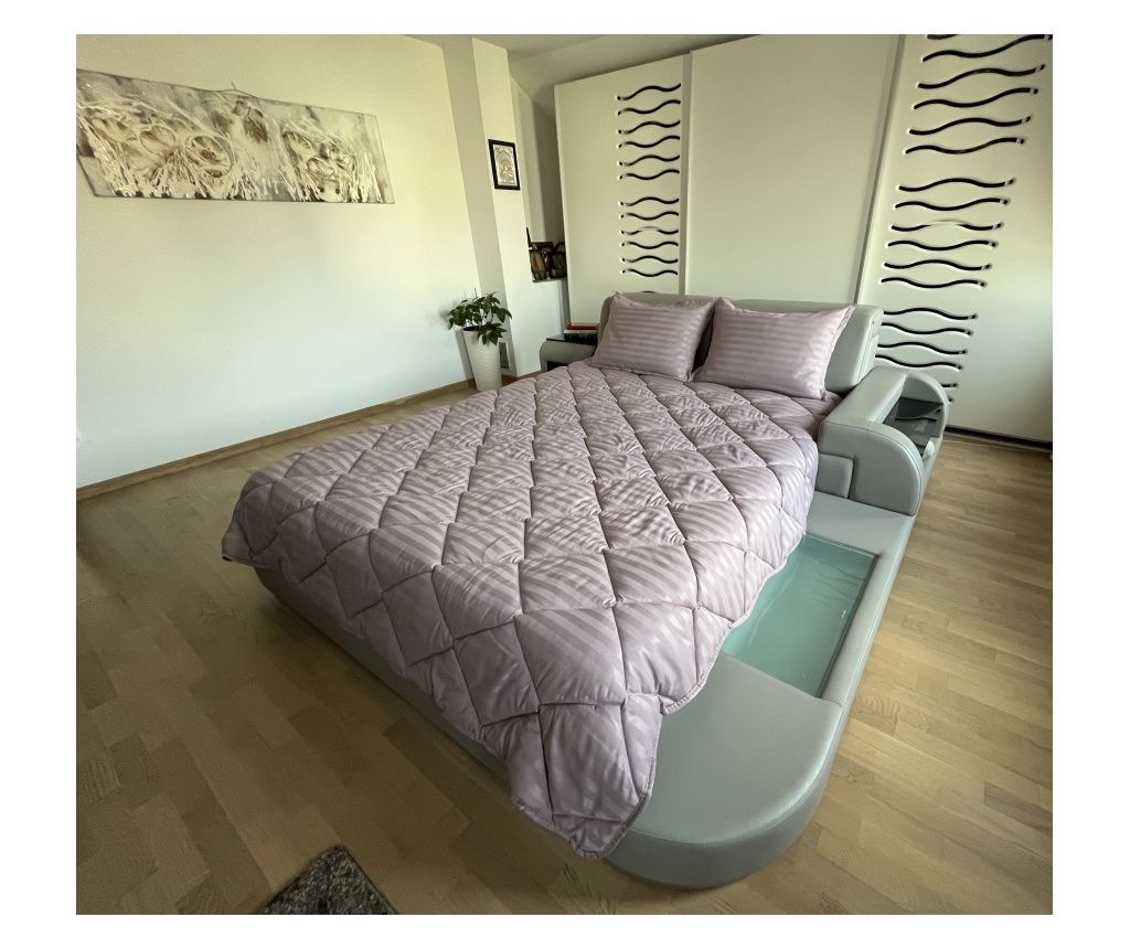 Nocturna by Coneltex Anti-Allergic Damask Comforter Set, 140 x 210 cm, 350 g/sqm, Sheet 140 x 210 cm and two