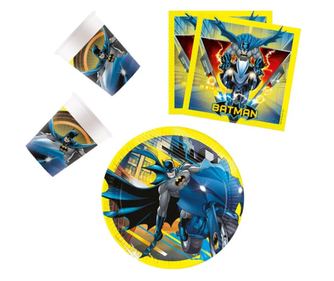 Batman party szett 23 cm-es tányérral 36 db-os