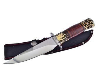 Lovski nož za preživetje, IdeallStore®, 29 cm, kovček priložen