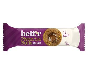 Топчета с пълнеж от шамфъстък, био, 3x15g, Bettr