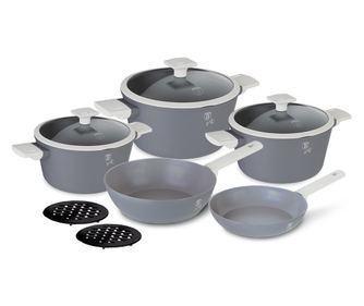 Set de 10 piese oale, cratite si tigai, accesorii BerlingerHaus, Aspen Collection, BH/7061