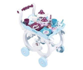 Voziček za čaj Smoby Frozen 2 XL s 17 dodatki