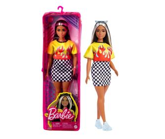 BARBIE FASHIONISTA BABA BARNA HAJÚ SZŐKE TINCCSEL
