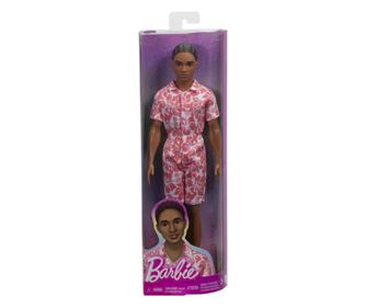 BARBIE LUTKA DJEČAK FASHIONISTAS U HAVAJSKOM KOMBINEZONU I ZELENIM SANDALEMA