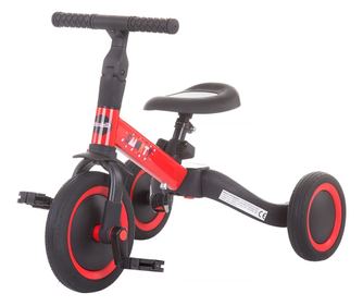 Триколка и велосипед Chipolino Smarty 2 в 1 червен
