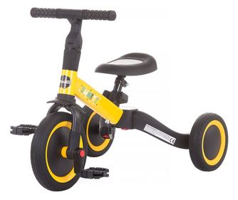 Триколка и велосипед Chipolino Smarty 2 в 1 жълт