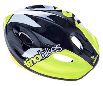 Dino Bikes fekete és sárga védősisak