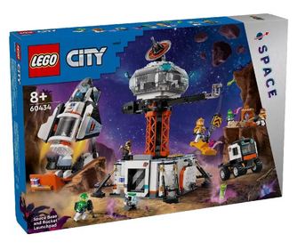 "LEGO CITY ΔΙΑΣΤΗΜΙΚΗ ΒΑΣΗ ΚΑΙ ΠΛΑΤΦΟΡΜΑ ΕΚΤΟΞΕΥΣΗΣ ΠΥΡΑΥΛΟΥ 60434"