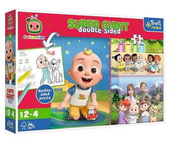 PUZZLE TREFL PRIMO SUPER VELIK 15 COCOMELON