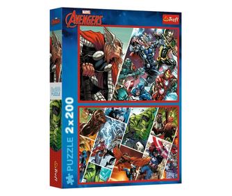 SESTAVLJANKA TREFL 2X200 MARVEL AVENGERS VARUHI SVETA