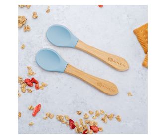 Set žličk iz bambusa, AppeKids - Aqua Blue