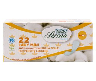 Zaščitni vložki iz naravnega bombaža - Normal - 2 kapljici (22 kosov) - VIVICOT Serena Lady