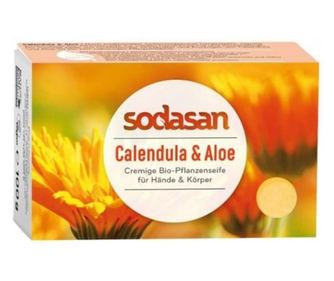Κρεμοσάπουνο με καλέντουλα και αλόη 100g Sodasan